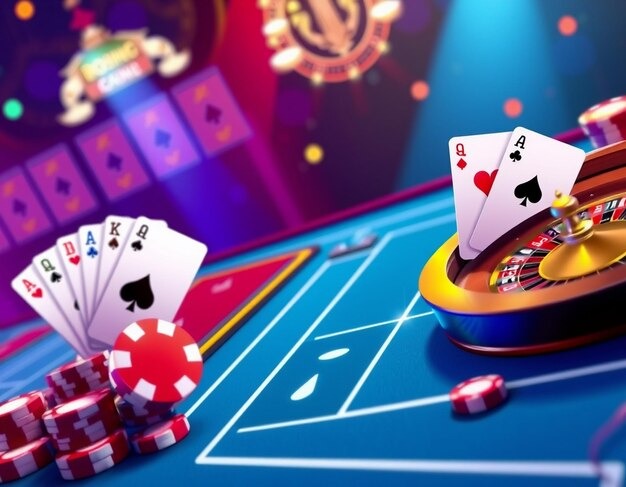 mariatogel link live-dealer studio with professional blackjack table, HD cameras, and multilingual dealer